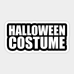 Halloween costume Sticker